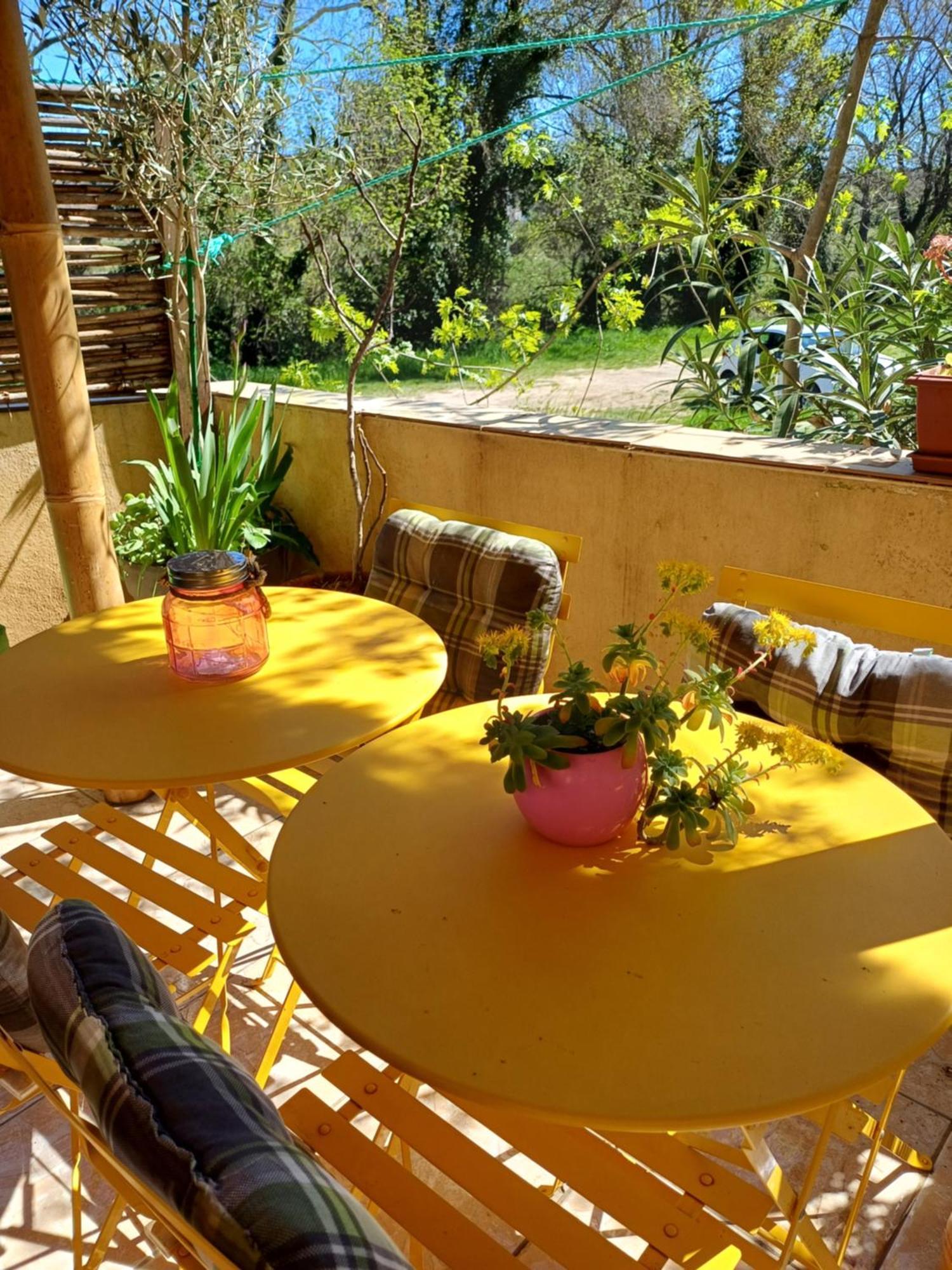 Studio 10M2, Terrasse 18M2 , Parking, Piscine Et Accueille Les Animaux Quissac  Bagian luar foto